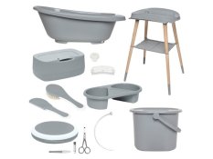 BÉBÉ-JOU Ensemble de bain numérique Bébé-jou Sense Plus 8 pièces Griffin Grey