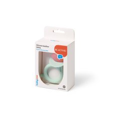 BABYONO Silicone Snail Teether - Pink