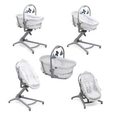 CHICCO Spjälsäng/säng/stol Chicco Baby Hug Pro - White Cream