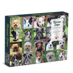Puzzle Galison Câini din adăpost, 1000 de piese