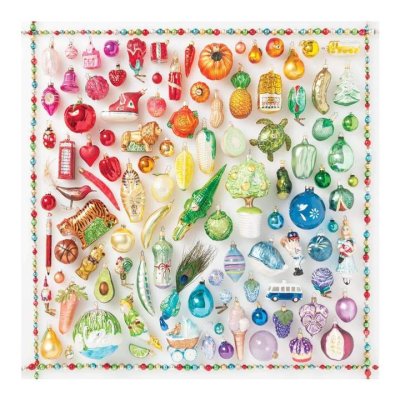 Galison Puzzle Regenbogen Ornamente 500 Teile