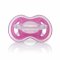 NUBY Silicone teether in the shape of a pacifier - pink 0 m+