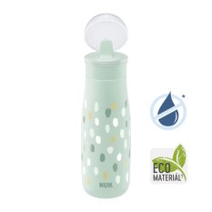 NUK Fľaša Mini-Me Flip - zelená 450ml, 12m +