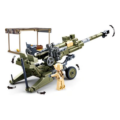 Sluban Model Bricks M38-B0890 Canon M777 Howitzer