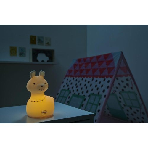 CHICCO Лампа нощна лампа акумулаторна, преносима Sweet Lights - Lama