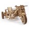 Ugears Puzzle 3D en bois mécanique UGR-10 Moto (scrambler) avec side-car