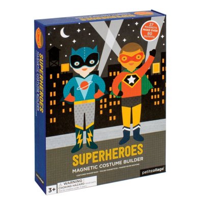 Petit Collage Puzzle magnetyczne - Superbohaterowie