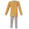 Pijama DR slip Outlast® - faixa cinza-laranja/mescla cinza