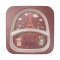 CANPOL BABIES Bonjour Paris Geschirrset 5-teilig rot