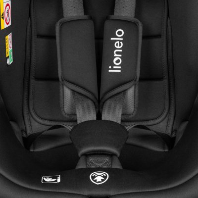 LIONELO Bilbarnstol Bastiaan i-Size (40-150 cm) Black Carbon