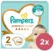 2x PAMPERS Premium Care Wegwerfwindeln Größe 2 (136 Stück) 4-8 kg