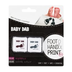 BABY DAB Color para estampados infantiles 2uds violeta, gris
