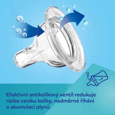 CANPOL BABIES Anti-Kolik-Flasche mit leuchtenden Griffen EasyStart Sleepy Koala 300 ml blau