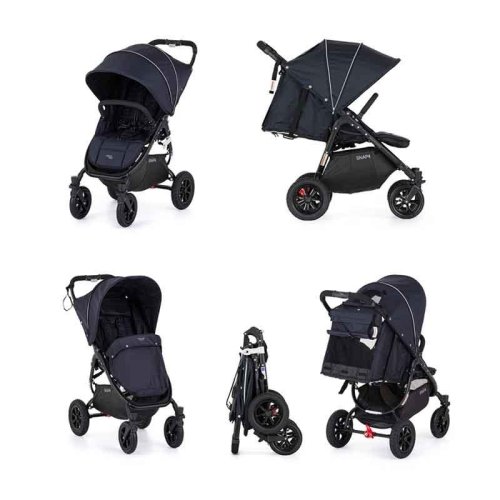 VALCO BABY Stroller Snap 4 Sport Flat Matte LTD Edição Azul Profundo