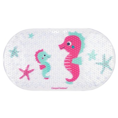 CANPOL BABIES Antypoślizgowa mata do kąpieli Love&Sea różowa