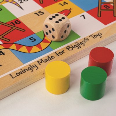 Bigjigs Toys Ormar och stegar 2