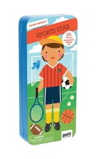 Petit Collage Magnetyczne puzzle Sportowiec