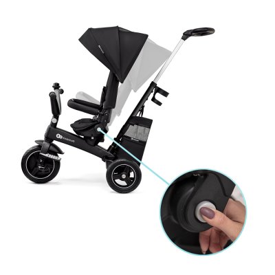 KINDERKRAFT SELECT Dreirad Easytwist Black, Premium