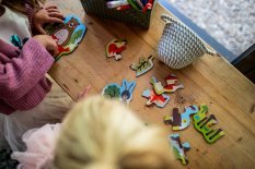 BeWooden 4 sady Puzzle 2,3,4,5 - Lišárna