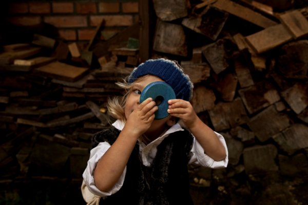 Wooden Story Zložljiv stožec - Mavrični