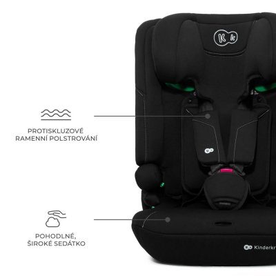 KINDERKRAFT Autosedačka I-Comfy i-Size (76 do 150 cm) Black