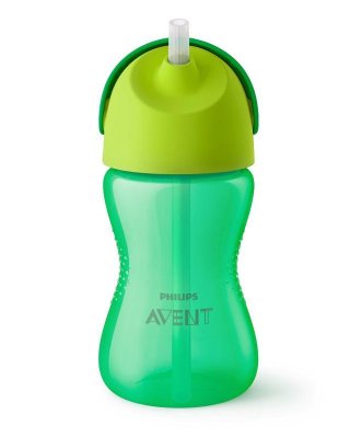 Philips AVENT Hrneček s ohebným brčkem 300 ml chlapec+dárek PETITE&MARS Miska 6m+