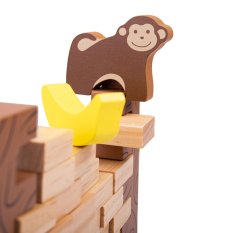 Bigjigs Toys Motorikspielzeug Fallender Dschungel aus Holz