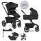 EASYWALKER SET Kinderwagen 4-in-1 Jimmey Pepper Black LITE RWS + CYBEX Aton B2 i-Size