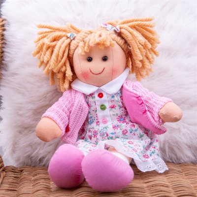 Bigjigs Toys Lalka szmaciana Poppy 28 cm