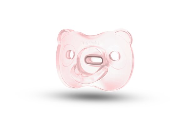 MEDELA Smoczek miękki, całkowicie silikonowy Dziewczynka 0-6m 2 szt