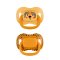 CANPOL BABIES Set symmetrischer Silikon-Schnuller BabiesBoo 18m+ 2 Stk. orange