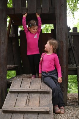 Maglietta da bambina smyk DR TISK Outlast® - rosa