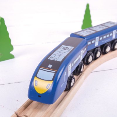 Bigjigs Rail Treno ad alta velocità 1 blu