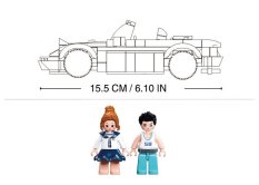 Sluban Model Bricks M38-B1128 Športni avto MX5