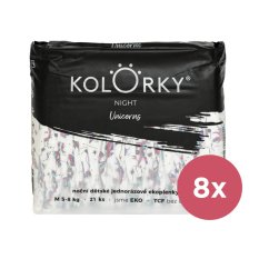 KOLORKY NIGHT Pañales desechables eco noche M (5-8 kg) 168uds - STOCK MENSUAL