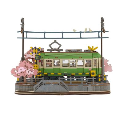 RoboTime 3D Holzbausatz Station mit Sakura