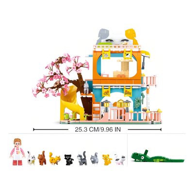 Sluban Girls Dream M38-B1089 Casa con Nueve Gatos