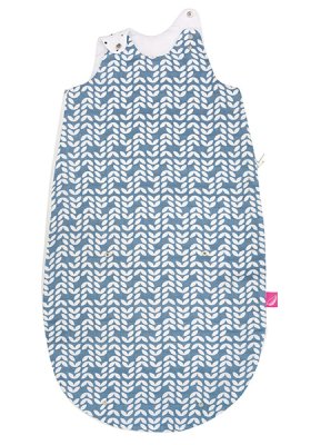 MOTHERHOOD Schlafsack 2in1 ZIP-A-Round Beige Musselin Blue Classics 3–18 m 0,5 Tog