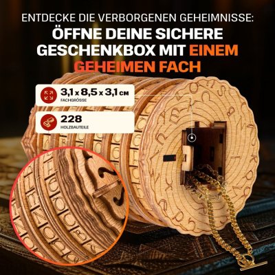 EscapeWelt Drvena slagalica Cryptex