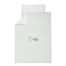 NATTOU Bed linen 2 pieces 100x140 cm and 40x60 cm Romeo, Jules & Sally