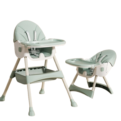 Silla de comedor infantil 2 en 1 Confort - Verde