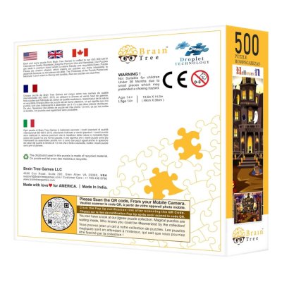Puzzle Brain Tree Halloween 500 piese