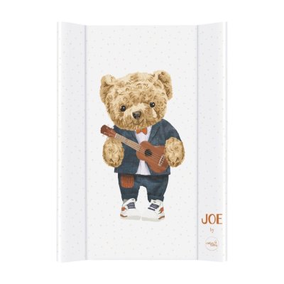 CEBA BABY Wickelauflage 2-seitig mit fester Platte (50x70) Comfort Fluffy Puffy Joe