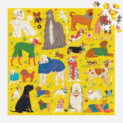 Galison Puzzle Cani alla Moda 500 Pezzi