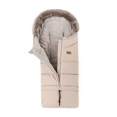 PETITE&MARS Set zimní fusak Arctic 4v1 + rukavice na kočárek Furry Rose Petal