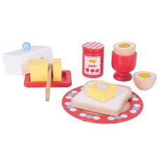 Bigjigs Toys Frühstücks-Set aus Holz
