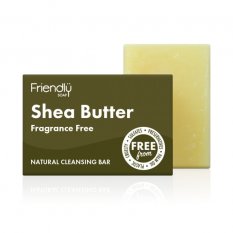Natural facial cleansing soap with shea butter
