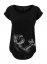 Κοντομάνικη μπλούζα θηλασμού Monkey Mum® μαύρη - μαϊμού