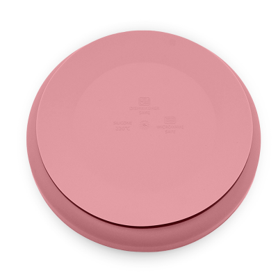 PETITE&MARS Talíř silikonový s přísavkou Take&Match Dusty Rose 6m+