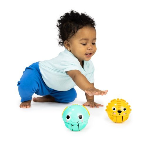 BRIGHT STARTS Toy ball tiger and elephant 6m+